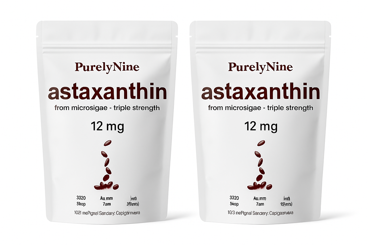 PurelyNine Astaxanthin 12mg Triple Strength Softgels – Natural Antioxidant for Skin, Eyes & Wellness